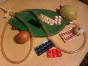 enema y medicamentos para eliminar parásitos