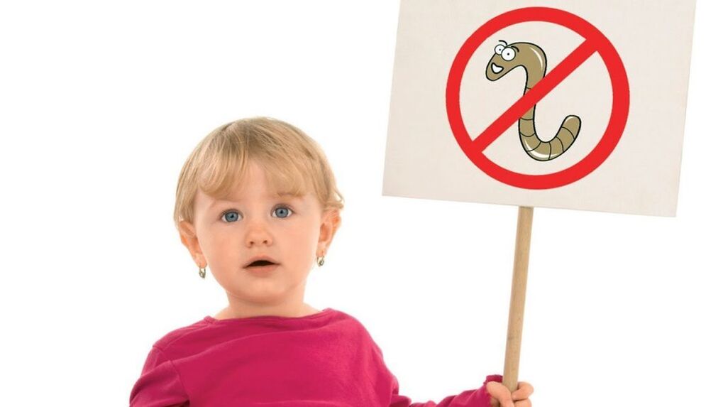 Los niños son más susceptibles a la infección con gusanos. 
